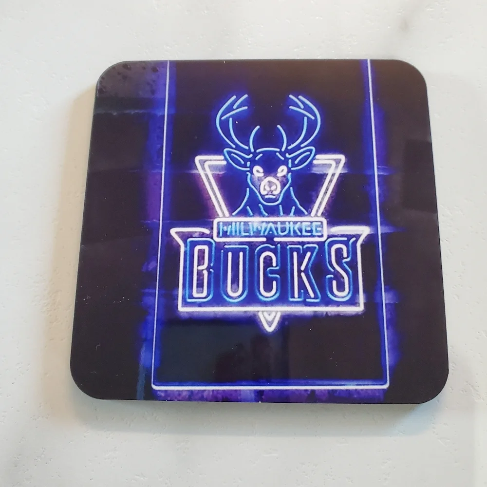 Milwaukee Bucks 2 Pack Coasters